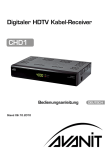 Digitaler HDTV Kabel-Receiver