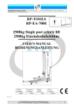 RP-Tools RP-EA-600E User Manual