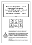 Manuel du Propriétaire - Tome 1 Owner's Manual