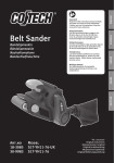 Belt Sander - Clas Ohlson