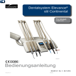 003-2631-01 - Bedienungsanleitung, Dentalsystem