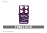 Vortex Flanger - TC Electronic