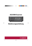 AE355M Scanner Bedienungsanleitung