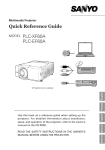 Quick Reference Guide MODEL PLC-XF60A PLC