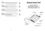 Mybelle Model 630