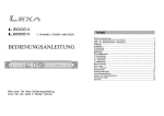 Bedien 8 Seiten.cdr - LEXA AUDIO ELECTRONIC / Designed