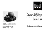 Portabler DVD-Player mit DVB-T Empfänger P-DVD 71