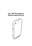 Cat® S40 Smartphone Bedienungsanleitung