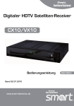 CX10/VX10 Digitaler HDTV Satelliten-Receiver
