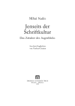 Mihai Nadin: Jenseits der Schriftkultur. Das Zeitalter des Augenblicks.
