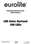LED Solar Garland 100 LEDs