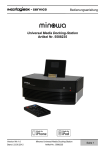 Minowa Universal Media Docking-Station, Art-Nr