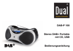 Wie Sie das DAB-Radio bedienen