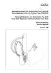 Stempeletikettierer mit Hubzylinder Typ 1100/1200 Tamp