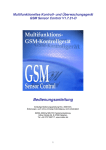 Bedienungsanleitung GSM Modul