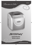 „EW-1510 Party“ Eiswürfel-Maschine Machine à glaçons