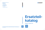 Gültig ab 1. Oktober 2014 Ersatzteilkatalog 2014