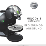 Melody 3 FS Delonghi User Manual