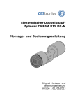 Elektronischer Doppelknauf- Zylinder OMEGA 815 DK