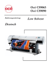 Deutsch Low Solvent - Oce Display Graphics Systems Inc.
