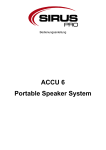 ACCU 6 Portable Speaker System