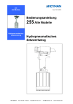 Bedienungsanleitung 255Alle Modelle Hydropneumatisches