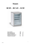 Model: BC85 – BC145 – SC85