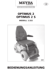 Bedienungsanleitung OPTIMUS2 2.322