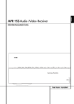 AVR 155Audio-/Video-Receiver