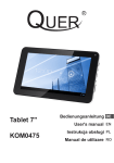 Tablet 7" KOM0475