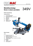 Metallbandsäge Scie à ruban portable