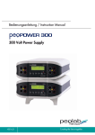 300 Volt Power Supply - PEQLAB Biotechnologie