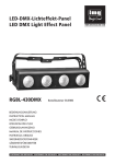 LED-DMX-Lichteffekt-Panel LED DMX Light Effect Panel