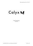 Bedienungsanleitung Calyx M