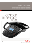 CORDED TELEPHONE