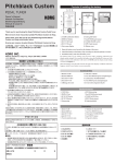 Pitchblack Custom Owner's Manual