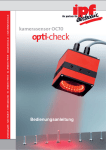 Bedienungsanleitung „opti – check“