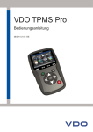 vdo tpms pro im gebrauch