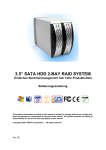 3.5” SATA HDD 2-BAY RAID SYSTEM