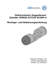 Elektronischer Doppelknauf- Zylinder OMEGA ACTIVE 815DK