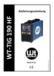 WT-TIG 190 HF - Schweisstechnik