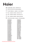 Haier CFE629CW Fridge Freezer Operating Instructions User Guide