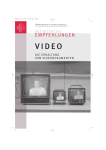 Video – Die Erhaltung von Videodokumenten