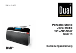 Portables Stereo Digital-Radio für DAB+/UKW DAB 14