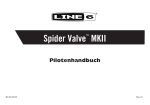 Spider Valve™ MKII Pilotenhandbuch