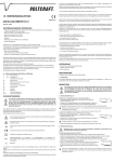 BEDIENUNGSANLEITUNG DIGITAL MULTIMETER VC-11