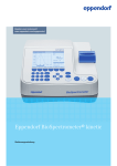 Bedienungsanleitung – BioSpectrometer kinetic