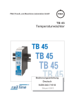 TB45 Temperaturwaechter Bedienungsanleitung - PMA Prozeß