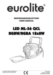 LED ML-56 QCL RGBW/RGBA 18x8W
