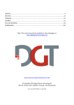 User manual DGT 3000 v 0.1